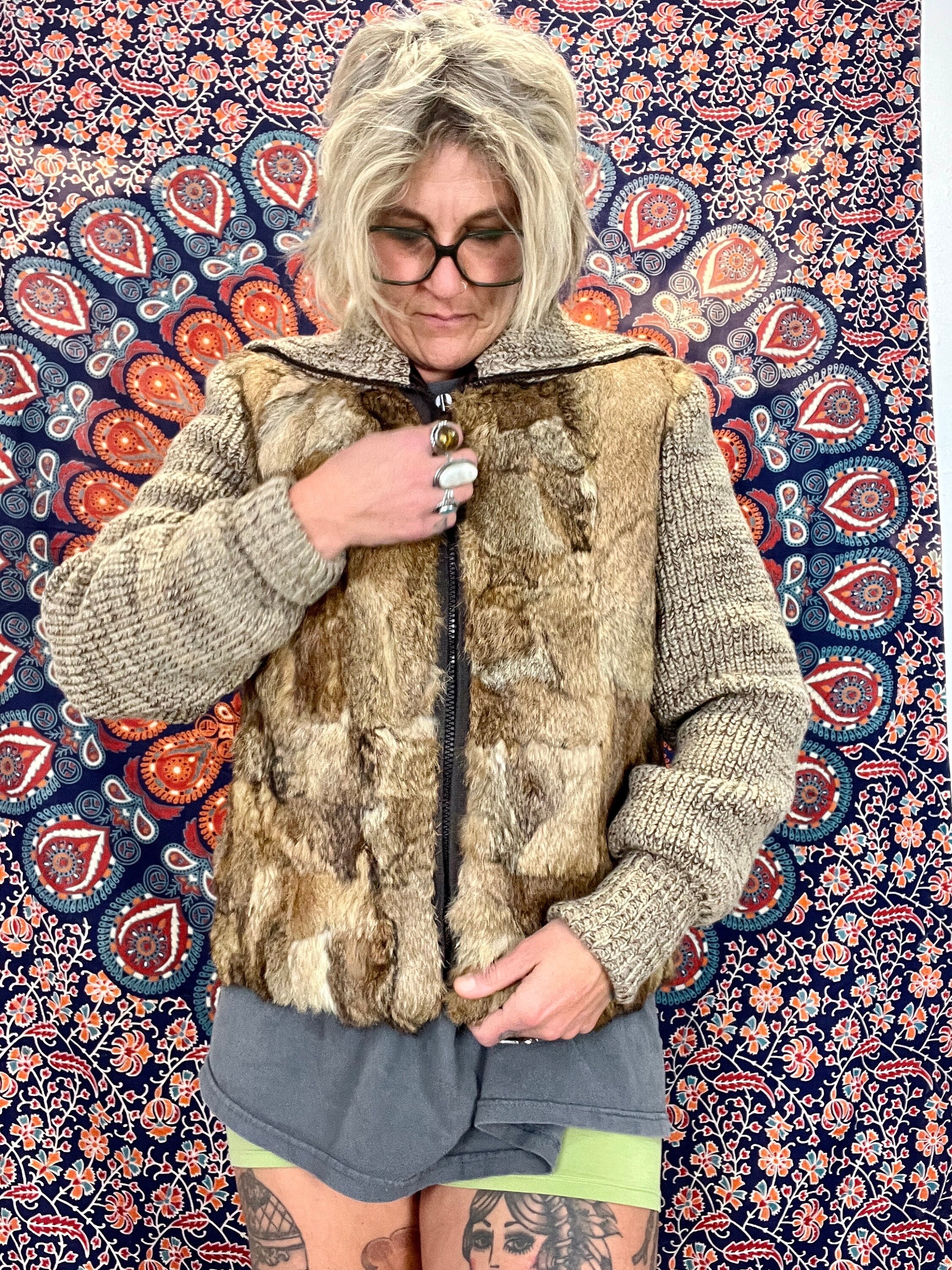 Zip up Jacket Rabbit - Etsy