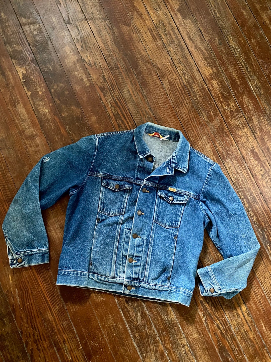 Rustler Jean Jacket Rustler Vintage 1980’s Jean/denim Trucker Western Jacket Men’s or Women ...