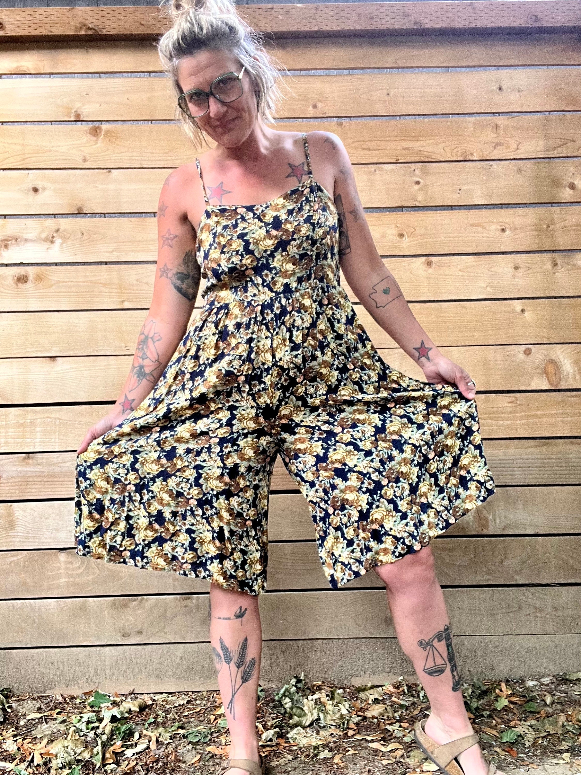 Gaucho Jumpsuit Etsy UK