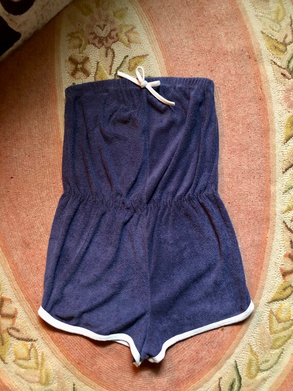 vintage 1980s strapless draped - Gem