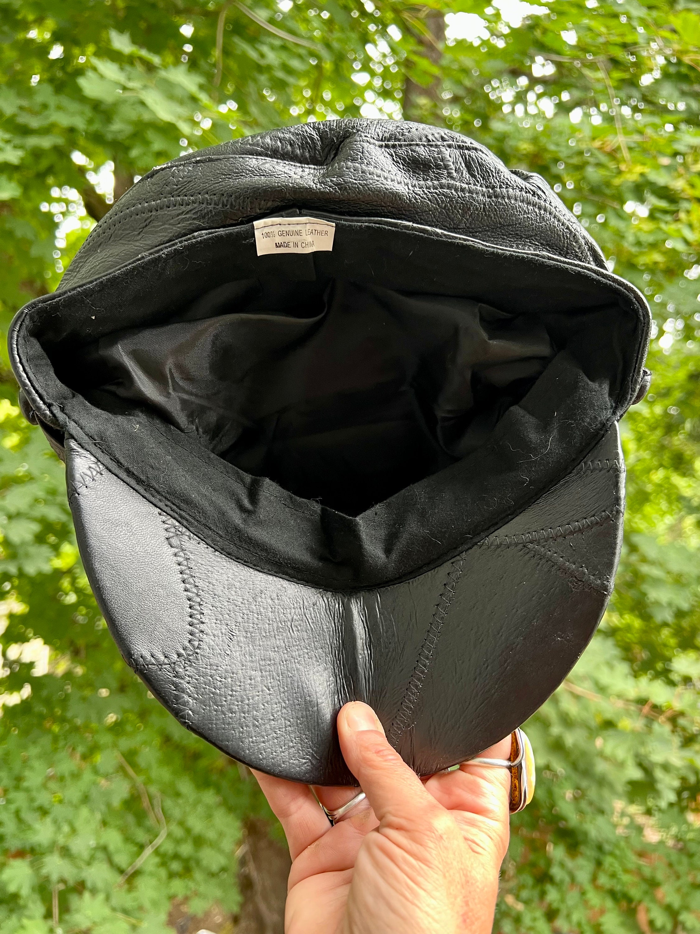 Vintage 1990's Black Leather God Bless America Eagle Vintage 1990's Black Leather God Bless America Eagle