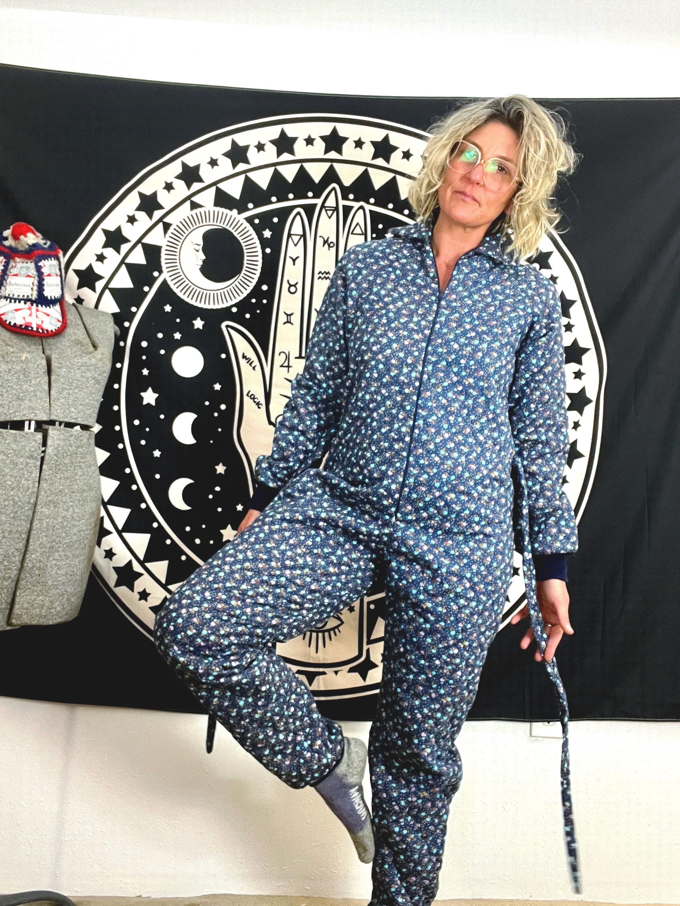 Fleece footed pajamas for adults hotsell