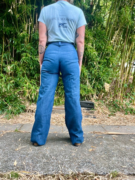 MS LEE 1970’s vintage high waisted flared denim j… - image 8