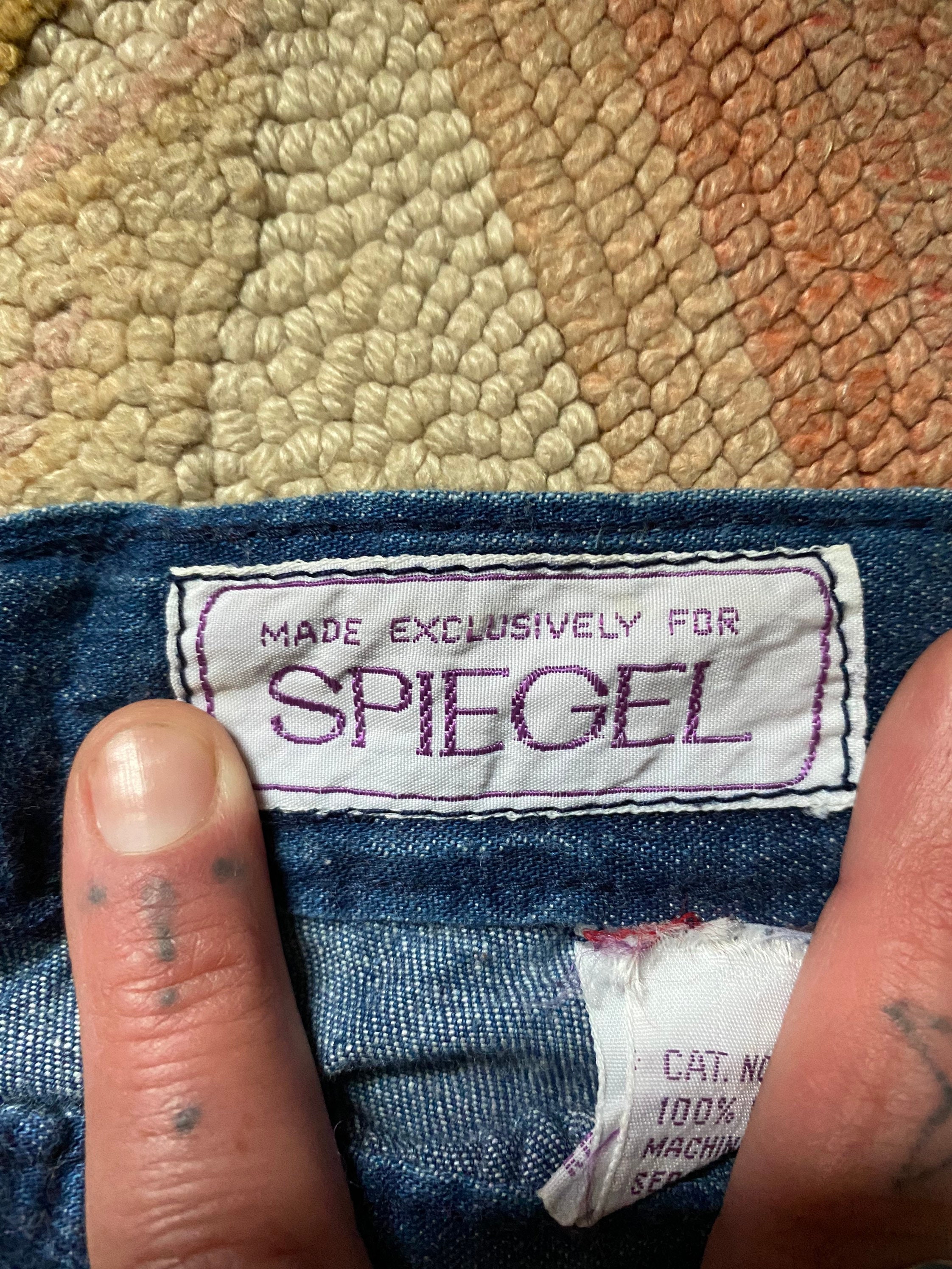 Jupe Longue Vintage En Jean à Volants - Spiegel - Taille 5-6 - Style Bohème Rétro