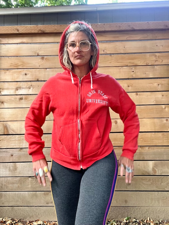 1960's Ohio State University Talon Zipper Hoodie Size Small