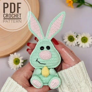 Crochet Easter Bunny Pattern: Amigurumi Spring Toy (PDF Pattern)