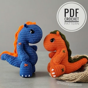 Amigurumi Dragon Crochet Pattern: Fantasy Toy (PDF Pattern)