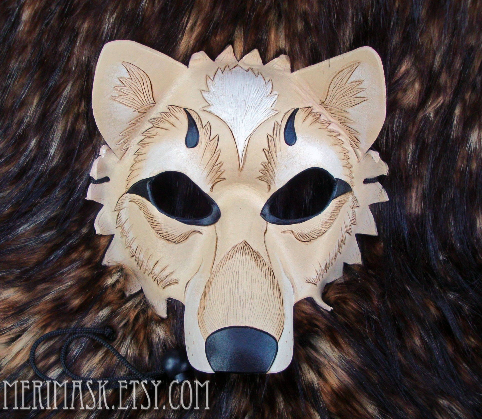 Masquerade Wolf Mask Halloween Costume Haunted House Burning Man Party Wear Deco 