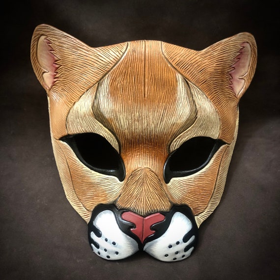 lion therian mask ;3  Cute little animals, Animal masks, Cat mask