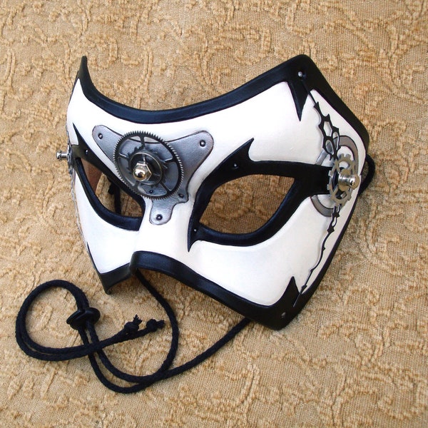 Time Bandit V24... original mixed media handmade steampunk mask