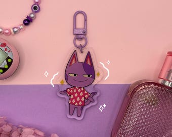 Bob ACNH Villager keychain