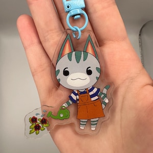 Lolly ACNH Villager keychain