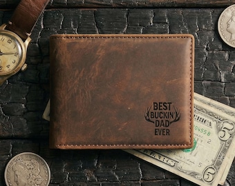 Portefeuille RFID pour homme personnalisé Australie | Porte-billets en cuir gravé personnalisé | Cadeau pour garçons d'honneur | Cadeau de 21 ans, petit ami