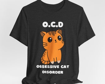 Cute Cat T-Shirt | OCD - Obsessive Cat Disorder | Cute Kitten