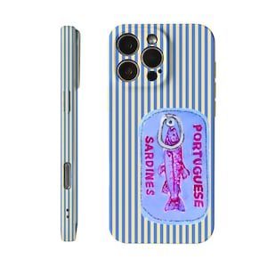 Retro Sardine Can iPhone Case For iPhone 17 16 15 14 13 12 Plus Pro Max – Retro Fish Tin Art Stripes Protective Cover| Unique Funny Case bild 3