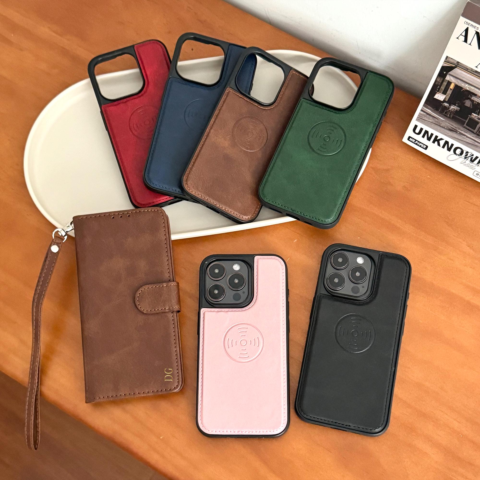 Custom Leather Flip iPhone Case, 2 in 1 Magnetic Phone Cover for iPhone 17  Pro Max, 16, 15, 14, 13, 12, Plus, Detachable Wallet Phone Case - Etsy