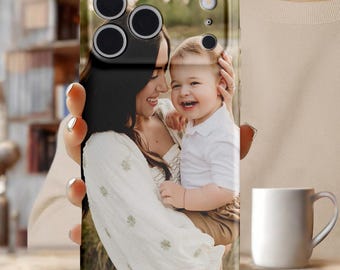 Funda personalizada para iPhone con foto Funda personalizada con foto de mascota Regalo Funda de recuerdo para iPhone 17 16 15 14 13 Pro Max Air