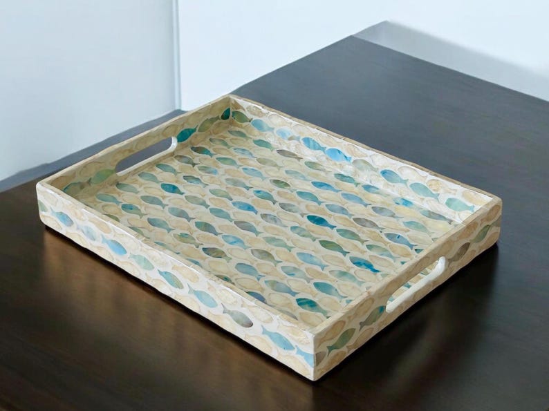 Inlay Nacre Ottoman Tray