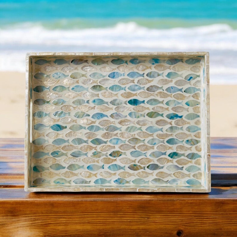 Wooden Decorative Serving Tray -Idea gift for her