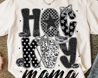 Hockey Mama Png, Hockey Png, Hockey Ice Png, Hockey Game Day Png, Hockey Sublimation Png, Hockey Helmet, Hockey Png Design, Hockey Mom Png