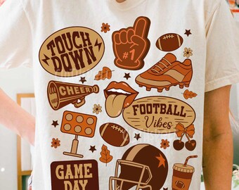 Football Vibes Png, Football Png, Football Mama Png, Football Game Day Png, Football Season Png, Football Team Png, Football Png Design