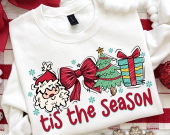 Es la temporada navideña PNG, Navidad PNG, Es la temporada Santa PNG, Navidad PNG, Árbol de Navidad PNG, Santa de Navidad, Sublimación navideña