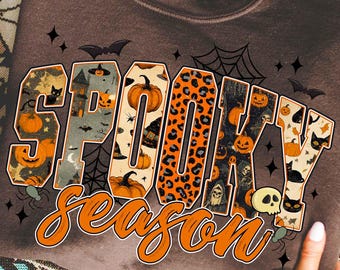 Spooky Season Png, Halloween Png, Spooky Halloween Png, Spooky Season Shirt Png, Halloween Shirt Png, Halloween Sublimation Png, Cozy Season