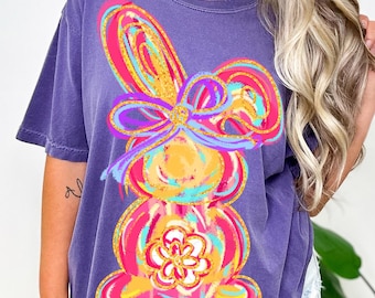 Lapin de Pâques png, Pâques coquette png, lapin de Pâques png, lapin de Pâques png, Pâques fille preppy png, coup de pinceau png