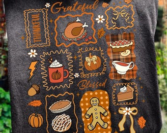 Thanksgiving Vibes Png, Grateful Png, Thanksgiving Png, Thankful Png, Blessed Png, Turkey Png, Gobble Png, Fall Png, Turkey, Thankful Png