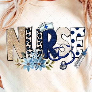 Nurse Png, Nurse Life Png, Nurse Sublimation Design Png, Nurse Png Files, Nursing Png, Nurse Floral Png, Nurse Leopard Print Png, Flower Png
