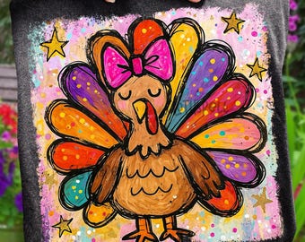 Turkey Png, Thanksgiving Png, Turkey Thanksgiving Png, Colorful Turkey Png, Thankful Png, Christian Thanksgiving Png, Turkey Gobble Png