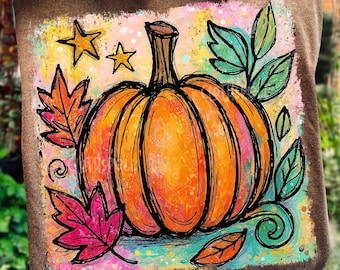 Fall Season Png, Pumpkin Png, Fall Png, Thanksgiving Fall Png, Autumn Png, Pumpkin Leaf, Cozy Fall Png, Pumpkin Patch Png
