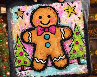 Gingerbread Christmas Png, Gingerbread Png, Christmas Png, Gingerbread Sublimation, Christmas Cookie Png, Christmas Tree Png, Xmas Png