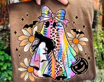 Halloween Cat Png, Halloween Png, Halloween Ghost Png, Floral Halloween Png, Ghost Png, Neon Png, Preppy Halloween Png, Spooky Season Png