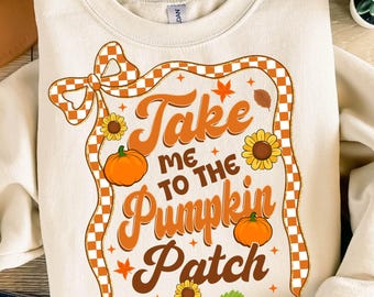 Pumpkin Patch Png, Fall Png, Pumpkin Png, Fall Cozy Season Png, Autumn Png, Tis The Season Png, Christian Fall Png, Fall Coquette Bow Design