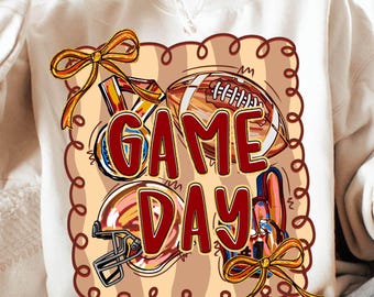 Día del partido de fútbol (Png), Fútbol (Png), Diseño de mamá futbolera, Deporte (Png), Día del partido (Png), Mamá futbolera, Lazo de coqueta de fútbol, Temporada de touchdowns