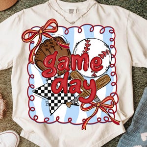 Dia de Jogo de Beisebol PNG, Beisebol PNG, Esporte PNG, Dia de Jogo PNG, Design de Laço de Coquete de Beisebol, Beisebol Mama PNG, Sublimação de Beisebol Mom PNG