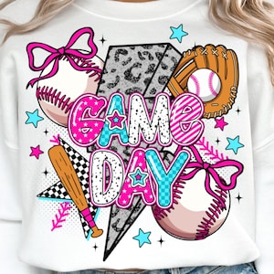 Baseball Game Day Png, Baseball Mama Png, Baseball Coquette Bow Png, Retro Checkered Baseball Png, Baseball Mom Png Sublimation