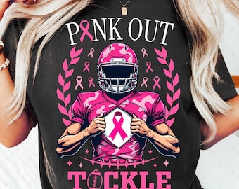 Football Pink out Png, Tackle Breast Cancer Png, Breast Cancer Png, In October We Wear Pink Png, Sport Breast Cancer Png, Pink Ribbon Png