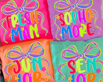 Freshman Sophomore Junior Senior Png, Back to School Bundle Png, High School Png, First Day of School Png, Teacher Png