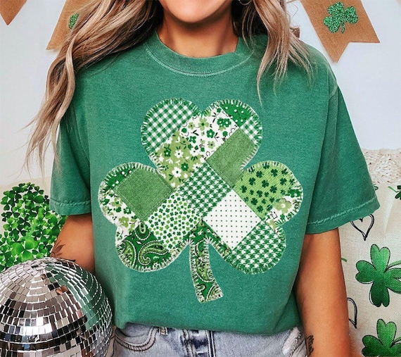 Shamrock Png, St Patricks Day Png, Patchwork St Patrick Png, St Patricks Png, St Patrick's Day Png, Lucky Png, Irish Png