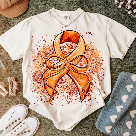 Orange Ribbon Png, Leukemia Awareness Png, Orange Awareness Png, Splatter Ribbon Png, Kidney Cancer Png, Multiple Sclerosis Awareness Png