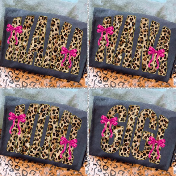 Leopard Mama Png, Mama Png, Mom Png, Mothers Day Png, Nana Png, Mimi Png, Gigi Png, Motherhood Png, Mother's Day Png