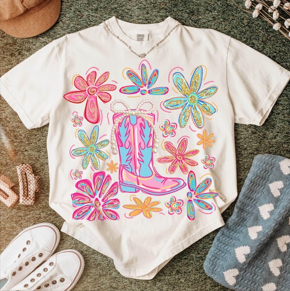 Western Cowgirl Boots Png, Cowgirl Png, Floral Cowgirl Smalltown Girl Png, Howdy Cowgirl Png, Western Floral Mama Png, Coastal Cowgirl Png