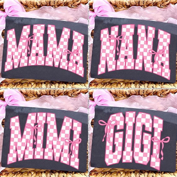 Mama Bow Png, Mama Png Bundle, Mothers Day Png, Checkered Mama Png, Mom Png, Mimi Png, Nana Png, Gigi Png, Mama Png, Motherhood Png