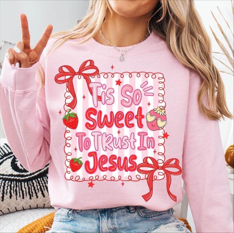 Christian Png Design, Jesus Png, Strawberry so Sweet Png, Trust in ...