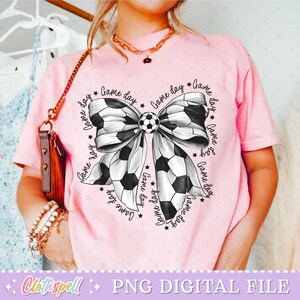 Soccer Png, Soccer Game Day Png, Coquette Soccer Png, Soccer Mama Png, Soccer Mom Png, Soccer Bow Png, Game Day Png, Sport Design Png