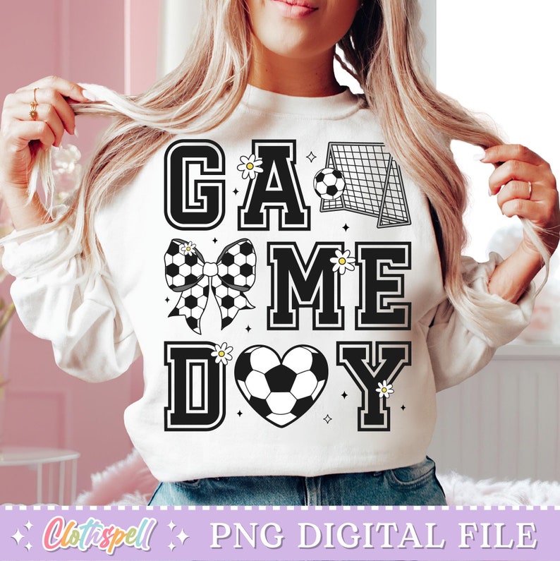 Soccer Png, Soccer Game Day Png, Coquette Soccer Png Shirt Design, Soccer Mama Png, Soccer Mom Png Sublimation, Soccer Design Png, Game Day.
