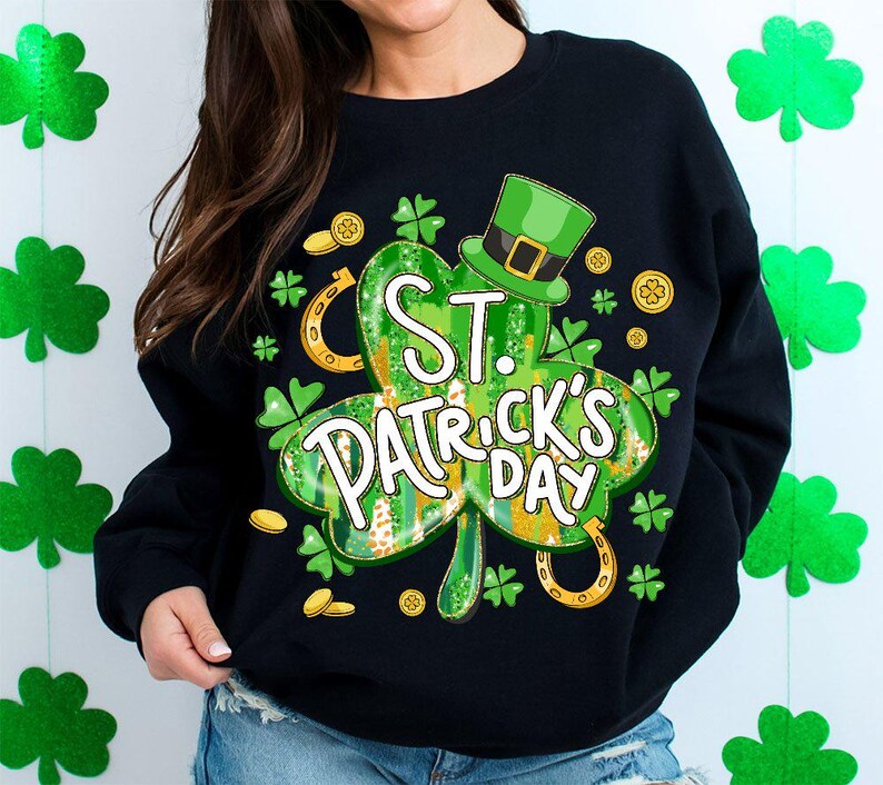 Klaver png, Saint Patrick png, klavertje vier png, St. Patrick's Day png, Leprechaun Hat png, Lucky png, Irish Day png, St Pattys Day png afbeelding 5