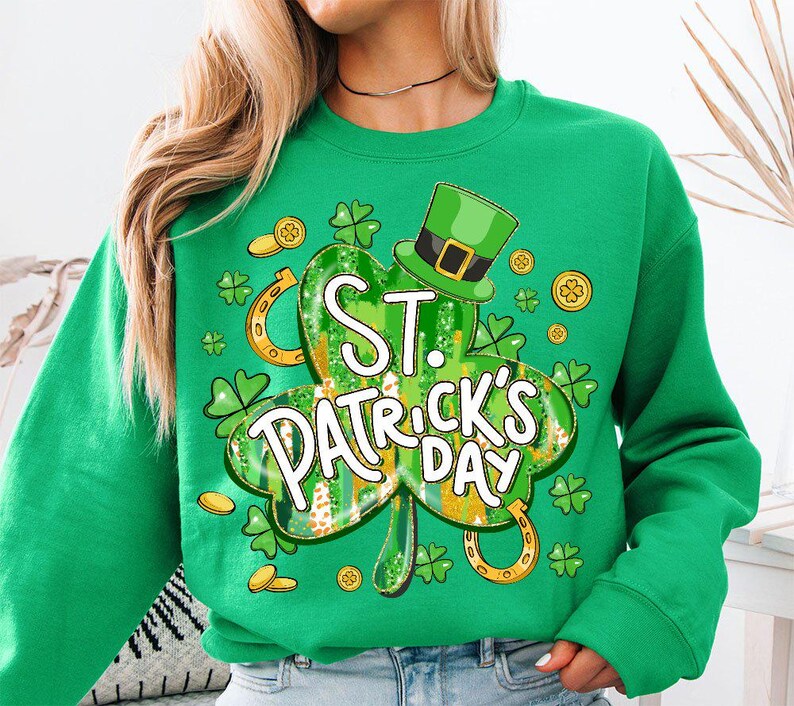Klaver png, Saint Patrick png, klavertje vier png, St. Patrick's Day png, Leprechaun Hat png, Lucky png, Irish Day png, St Pattys Day png afbeelding 4